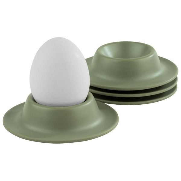 APS Eierbecher, 4er-Set, 8,50 x 8,50, Höhe 4,50 cm, Melamin, grün, 85295