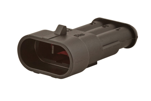 HELLA Steckgehäuse, 3-polig, Stecker: Parallelverbinder, Stiftform, 8JA 746 183-032