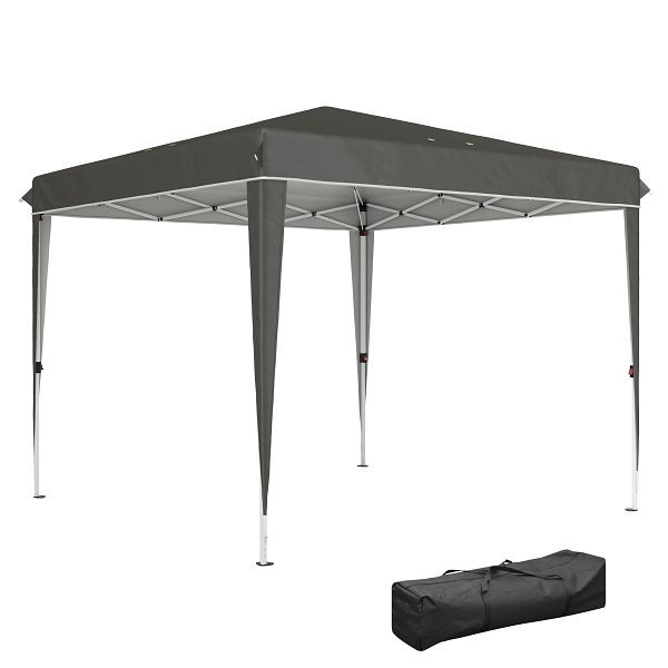 Outsunny 3 x 6 m Pop-up Pavillon mit Seitenwänden, UPF50+ höhenverstellbares Gartenzelt mit Tragetasche und Sandsäcken, 84C-599V00CG
