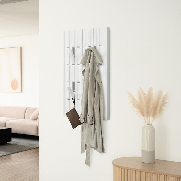 HOME DELUXE Garderobenpaneel QUEST Weiß, 55 x 4 x 105 cm, 71809