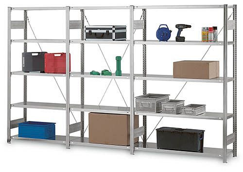 Bedrunka+Hirth Steckregalsystem-Anbaufeld, BxTxH 1000x600x2000 mm, 05.1006A