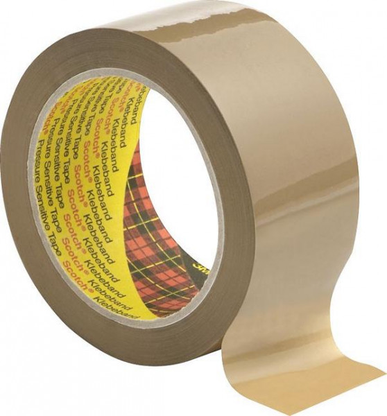 3M Scotch Verpackungsklebeband 3707, transparent, 66 m x 75 mm, VE: 120 Rollen, 7000095303