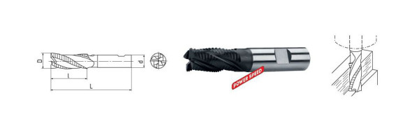 ELMAG HSSE PM-Schaftfräser DIN 844, Ø 10,0 mm (kurz), 73102