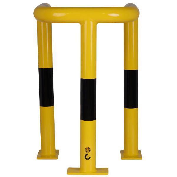 CRASH STOP Rammschutzbügel Ø76, Pfostenschutzbügel H 800 mm, verzinkt, 40-40