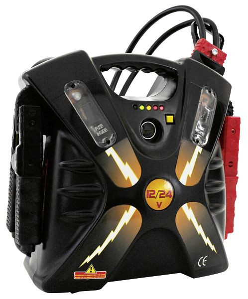 Kraftwerk Professioneller Start-Booster 12 - 24 V, 1900 CA / 5000 A, 31306