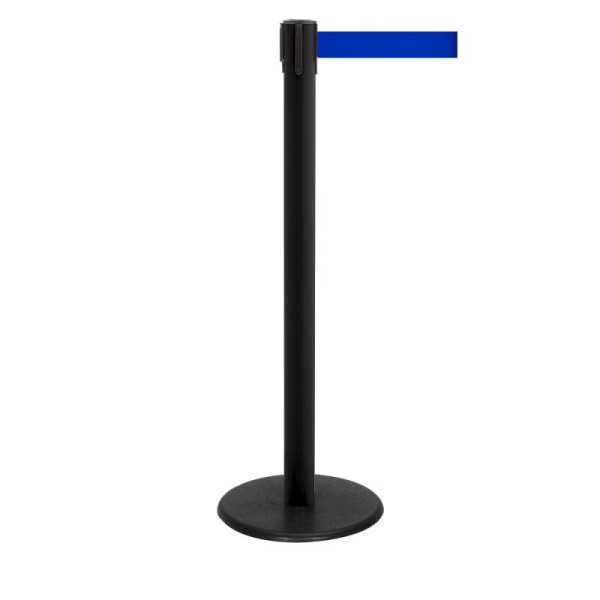 Stein HGS Personenleitsystem -P-Line Famous-, schwarz, blau, mit magnetischem Gurtendstück, Gurtlänge: 2,3 m, 12803-0204