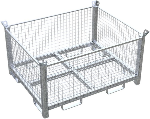 Schake Big Bag Box, verzinkt, Außenmaße: 1,50 x 1,20 x 0,80 m, 50371-B2