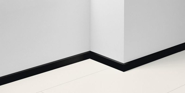 Parador Dekor-Sockelleiste SL 3 Uni Schwarz D002, 1745466