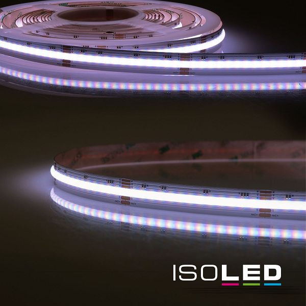 ISOLED LED AQUA COB RGB Linear Flexband, 24V DC, 14,4W, IP68, 5m Rolle, 840 LED/m, 115789