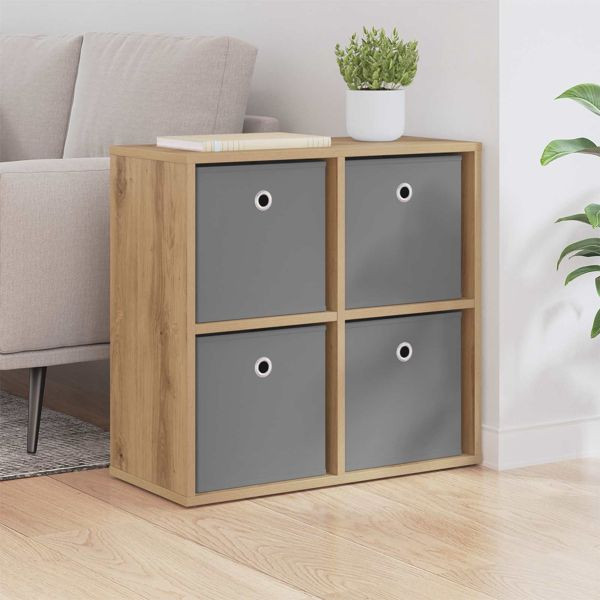 vidaXL Sideboard Artisan-Eiche 59,5 x 27 x 57 cm, 8000539