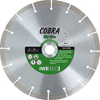 Iwetec Diamant-Trennscheibe Cobra Grün, ø 230 mm / 22,23 mm, 685004