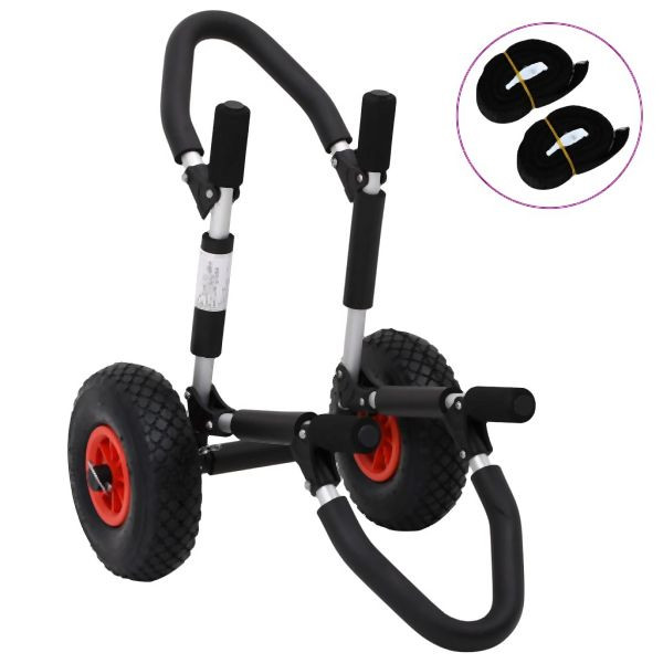 vidaXL SUP Trolley für Surfbrett Klappbar 45 kg Aluminium, 94871