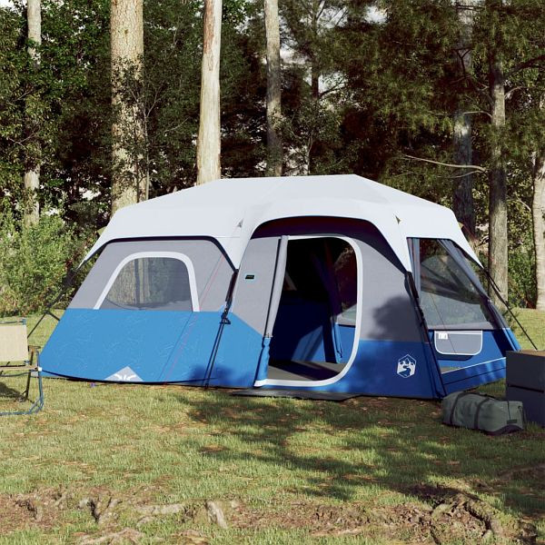 vidaXL Familienzelt mit LED 9 Personen Hellblau Quick Release, 94310