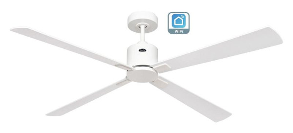 CasaFan Deckenventilator Eco Concept 152 Lack weiß-Lack weiß/lichtgrau WiFi, 921562W