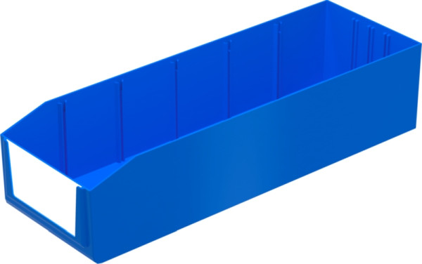 BITO Regalkasten PK Set PK4131 395x136x90 blau, inkl. Etikett, 14 Stück, 1432