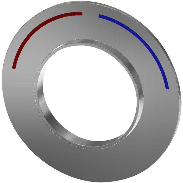 KWC Rosette, F5, Kunststoff, mit Farbmarkierung, 2030060308