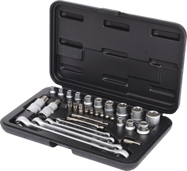 KS Tools 1/4"+3/8"+1/2" Torx-Steckschlüssel-Satz, 31-teilig, 911.4302