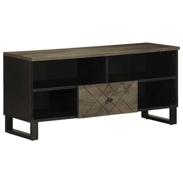 vidaXL TV-Schrank 100x33x46 cm Massivholz Mango, 4017700
