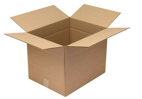TransPak Wellpapp-Faltkarton 1-wellig, Innenmaß 500 x 400 x 400 mm, Qualität 1.30C, VE: 25 Stück, 299298