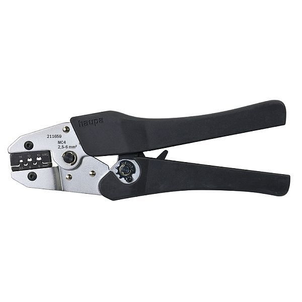 Haupa Crimpzange für Photovoltaik, Rollpressung, MC4, 211659