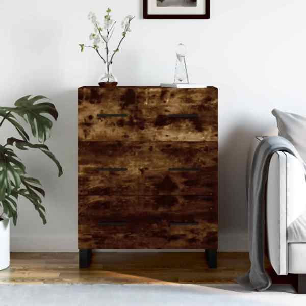 vidaXL Sideboard Räuchereiche 69,5x34x90 cm Holzwerkstoff, 827881