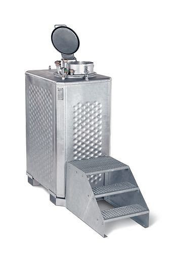 DENIOS Multisammler MS-TSE, 900 Liter, verzinkt, für Flammpunkt über 55° C, 117803