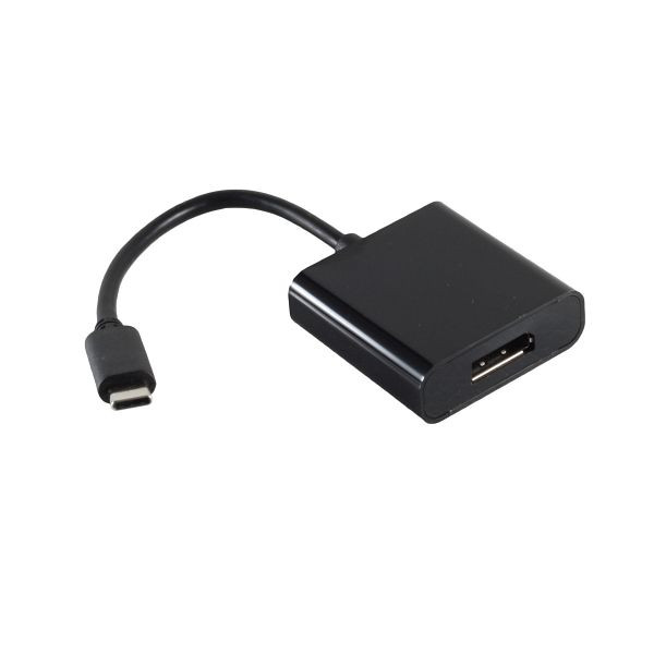 S-Conn Adapter, USB 3.1 C Stecker auf Displayport Buchse, 14-05002