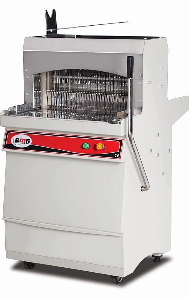 GMG Brotschneidemaschine Classic, 500 Brote / 1 Stunde, Schnittstärke 13 mm, 65 x 70 x 117 cm, BS-T13