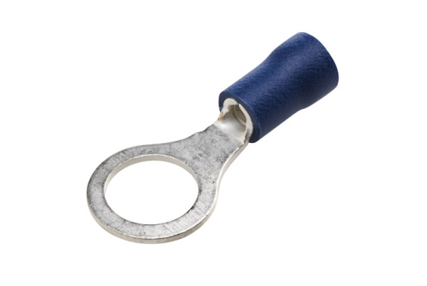 HELLA Leitungsverbinder, blau, von: 1.5mm², bis: 2.5mm², Ringform, Bohrung-Ø: 8.4mm, Set, 8KW 044 277-812