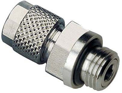 timmer A-GE-4/2.7-M5-MSv, Gerade Einschraubverschraubung, Gewinde zylindrisch mit O-Ring, VE: 10 Stück, 01010003