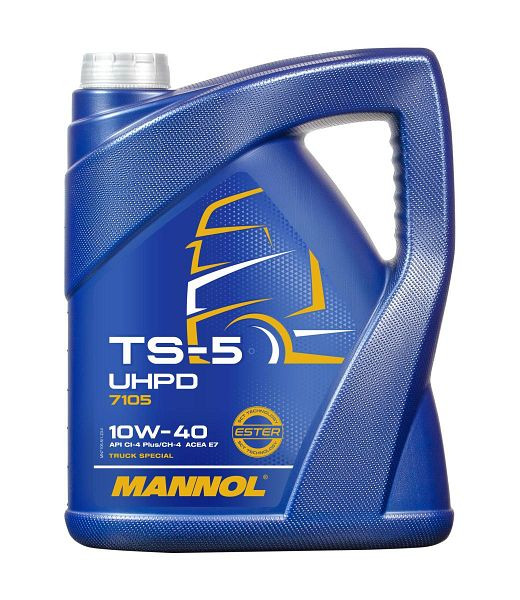 MANNOL Mehrbereichsöl 7105 TS-5 UHPD 10W-40, VE: 5 l, MN7105-5