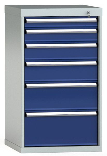 KLW Schubladenschrank 1000 x 572 x 605 mm H x B x T, Einbaumaß: 900 mm, Einteilung: 27x27 Einheiten, EA / 100 kg, SEA1000-06EP-001