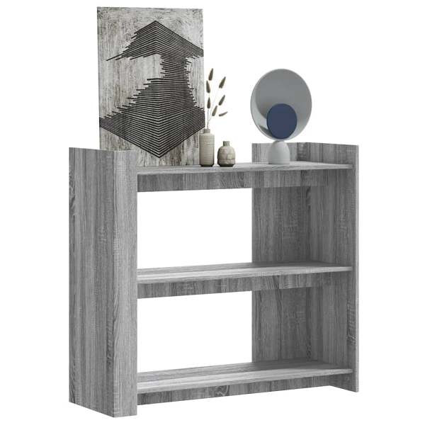 vidaXL Konsolentisch Grau Sonoma 100x35x90 cm Holzwerkstoff, 848477