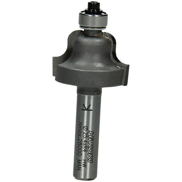 HiKOKI 8 mm Profilfräser römisch mit Kugellager 25.4x57x4, 754096