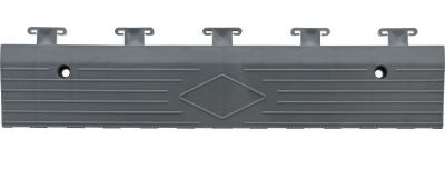 Kunzer Kante PP GRAU zu Werkstattboden 7GBO20 (5x M/5x F), VE: 10 Stück, 7GBO KANTE GRAU