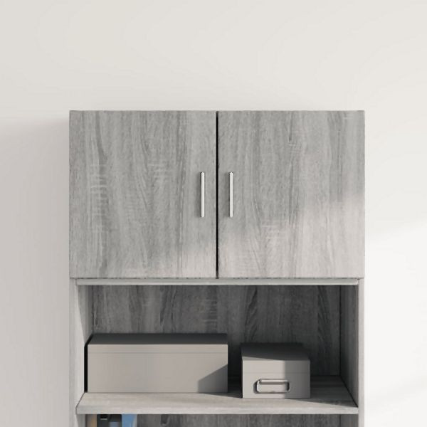vidaXL Wandschrank Grau Sonoma 70x42,5x40 cm Holzwerkstoff, 846122