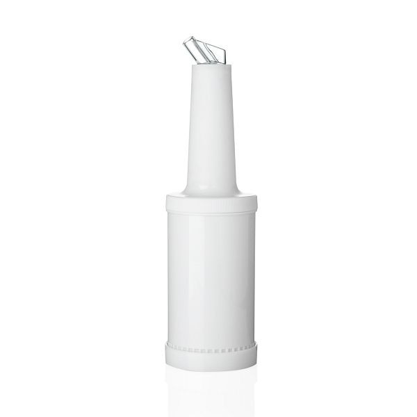 WAS Speed Bottle Medium Dosier- & Vorratsflasche, 1,0 Liter, weiß, Polypropylen, 9994005