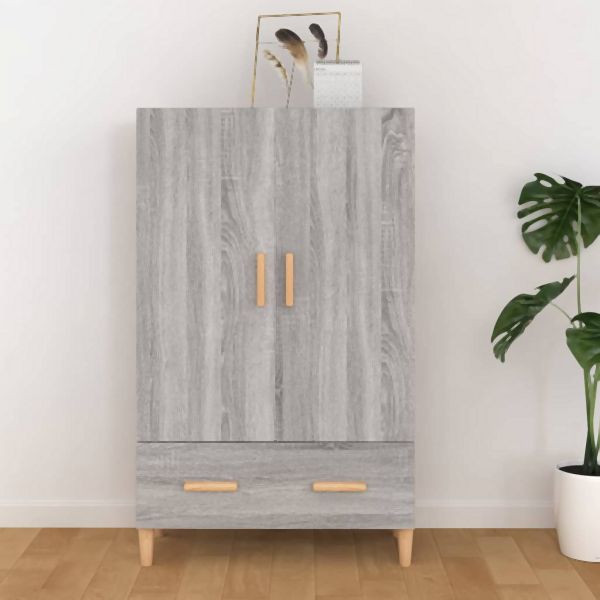 vidaXL Highboard Grau Sonoma 70x31x115 cm Holzwerkstoff, 817472