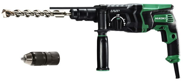 HiKOKI Bohr- & Meißelhammer (UVP) (Schnellspannbohrfutter) (SDS-plus), SDS-plus 28mm, 850W, 3 Joule, DH28PMY2 (Transportkoffer), DH28PMY2WSZ