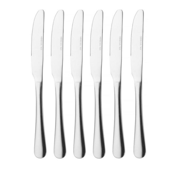 Hendi Tafelmesser, VE: 6 Stück, 225 mm, poliert, 764404