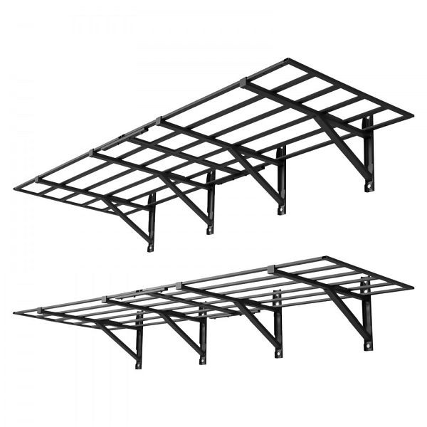 VEVOR 2er-Set Garagenregal 1832x635x305mm, 362 kg/Schicht, Werkzeughalter, Metallregal, Wandregale, CKGBGGJ2472IEDKJS001V0