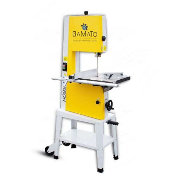 BAMATO Holzbandsäge HOBS 3.0 inkl. Anschlagset (230V), stufenlose Geschwindigkeit, stabiles Untergestell, inkl. Sägeband, HOBS-3.0_230V