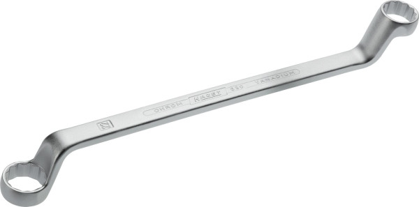 Hazet Doppel-Ringschlüssel, Außen-Doppel-Sechskant Profil, 20 x 22 mm, 630-20X22