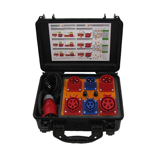 HT Instruments Adapterkoffer 3 Phasen 32A zur aktiven und passiven Prüfung, 2009870