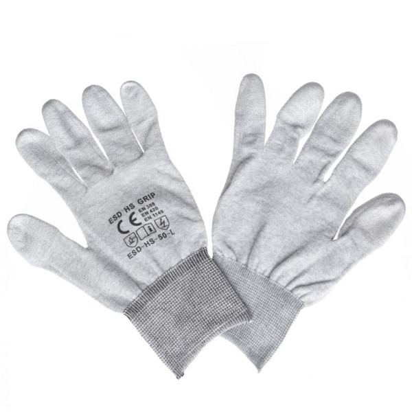 ALLPAX ESD Handschuhe Mischgewebe Gr. L, 10005012, 4250524878036