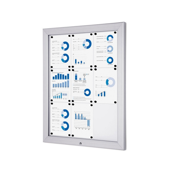 Showdown Displays Abschließbare Schaukasten Außen Alpha 9xA4, SCA9xA4