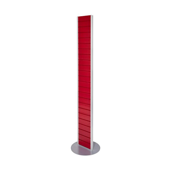 VKF Renzel FlexiSlot®-Tower „Slim“, signalschwarz 1.840 mm Stahl, silber, 51.0038.236