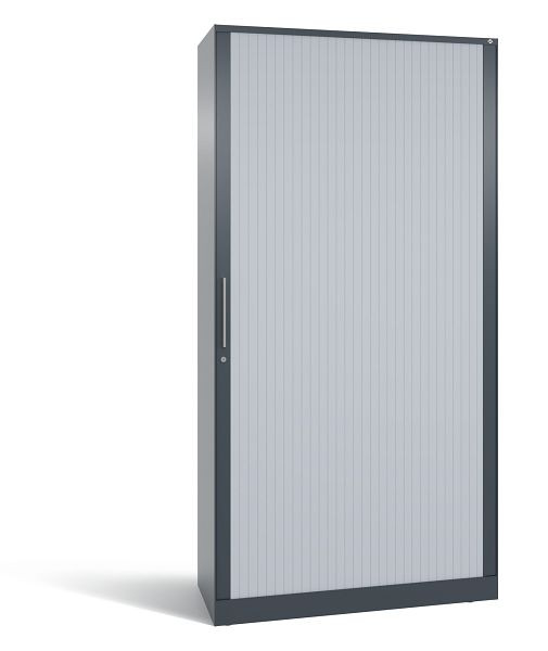 C+P Rollladenschrank Asisto, H1980xB1000xT435mm, Farbe: Anthrazit / Weiß, Bügelgriff, 5 OH, 143002-000 S10094
