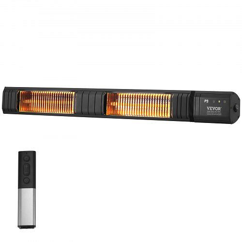 VEVOR Heizstrahler Infrarot 3000 W Wärmestrahler Fernbedienung Timer IP65, HWXJRQ3KWTXB9ND3HV2