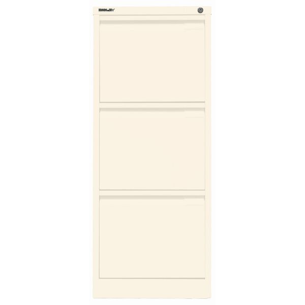 Bisley Hängeregistraturschrank, einbahnig, 3 HR-Schubladen, 625 reinweiß, 3633625